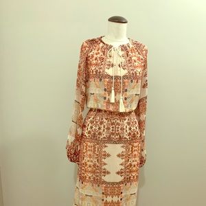 Maxi dress with pockets